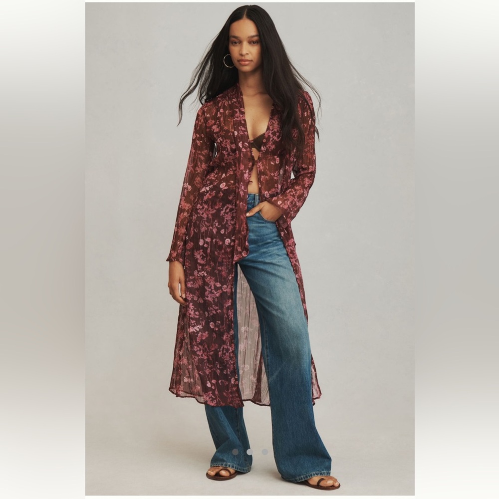 Anthropologie Sabina Musayev Malin Tunic Kimono Duster Cardigan